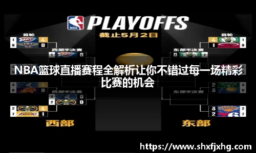 NBA篮球直播赛程全解析让你不错过每一场精彩比赛的机会