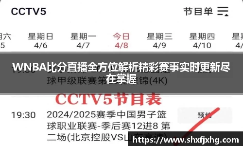 WNBA比分直播全方位解析精彩赛事实时更新尽在掌握